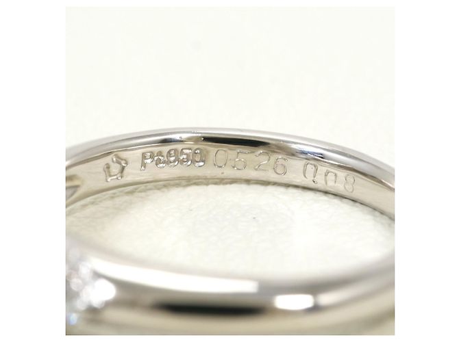 Autre Marque PT950 Platinring mit Diamanten - Ansicht 5