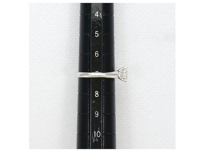Autre Marque PT950 Platinring mit Diamanten - Ansicht 7