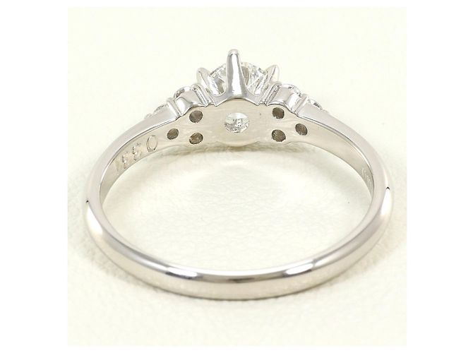 Autre Marque Platinring mit Diamanten - Ansicht 4