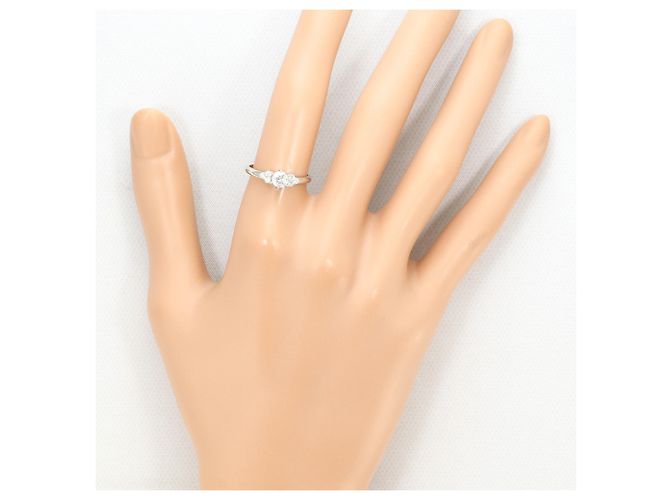 Autre Marque Platinring mit Diamanten - Ansicht 7