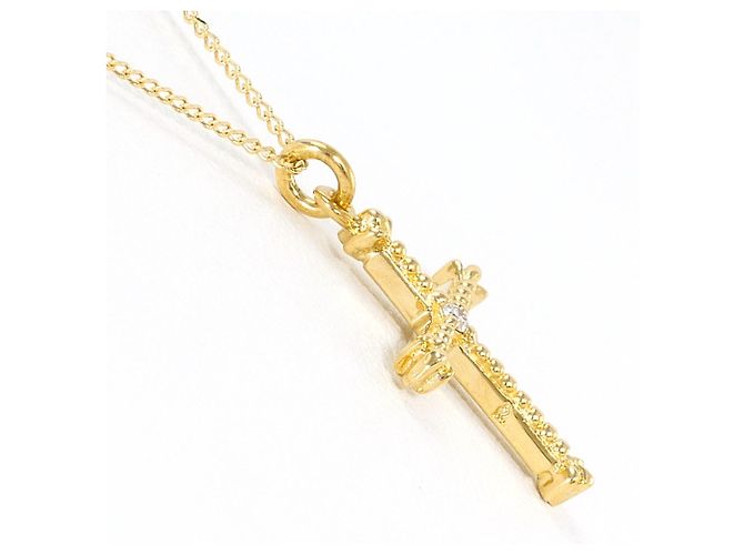 Autre Marque Collana in oro giallo 18K con diamante D'oro - vista 2
