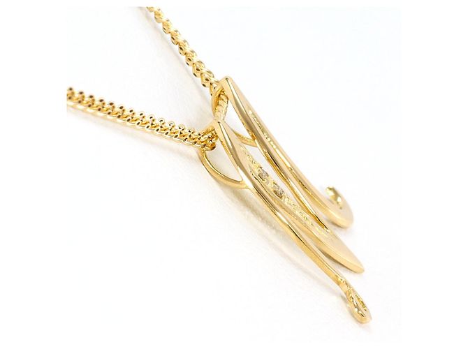 Autre Marque Collana in oro giallo 18K con diamante D'oro - vista 2