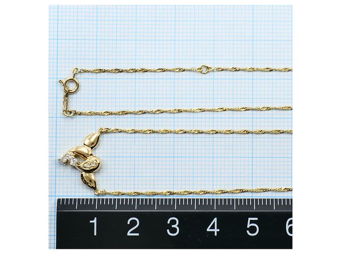 Autre Marque Collana in oro giallo 18K con diamante D'oro - vista 4