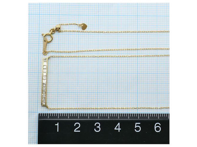 Autre Marque Elegante collana in oro giallo 18K con diamante D'oro - vista 4