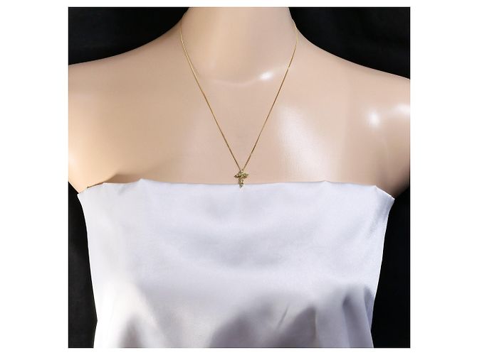 Autre Marque 18K Yellow Gold Necklace with Diamond Golden - view 5