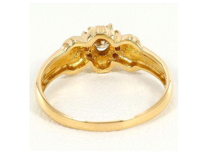 Autre Marque Anillo de banda en oro amarillo de 18K con diamante Dorado - vista 3