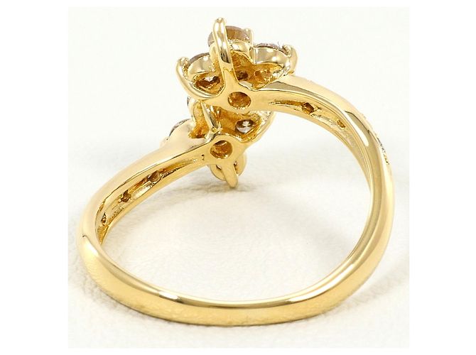 Autre Marque 18K Gelbgold-Ring mit Diamant Golden - Ansicht 3