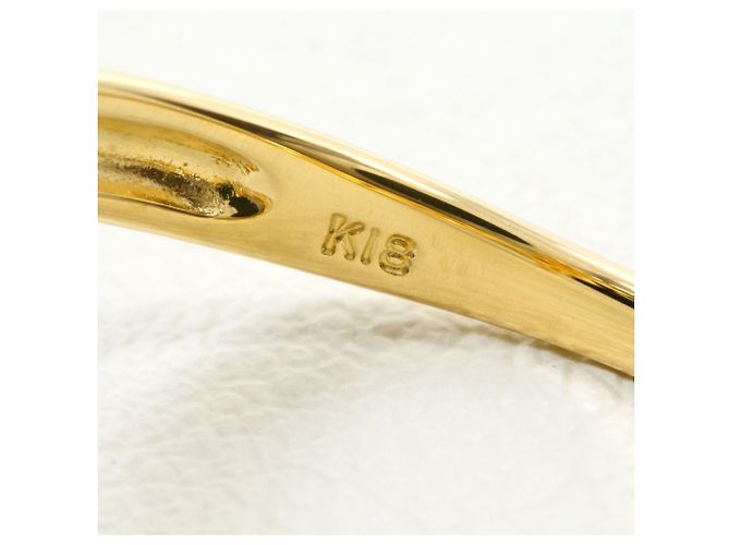 Autre Marque 18K Gelbgold-Ring mit Diamant Golden - Ansicht 4
