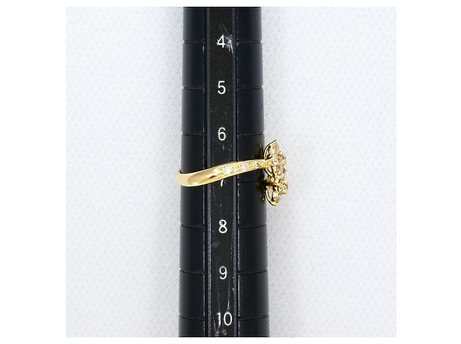 Autre Marque 18K Gelbgold-Ring mit Diamant Golden - Ansicht 6