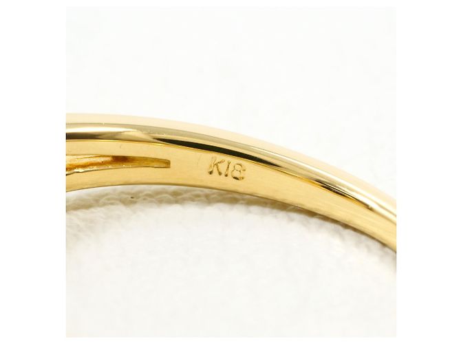 Autre Marque 18K Gelbgold-Ring mit Diamant Golden - Ansicht 4