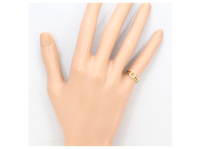 Autre Marque 18K Gelbgold-Ring mit Diamant Golden - Ansicht 6