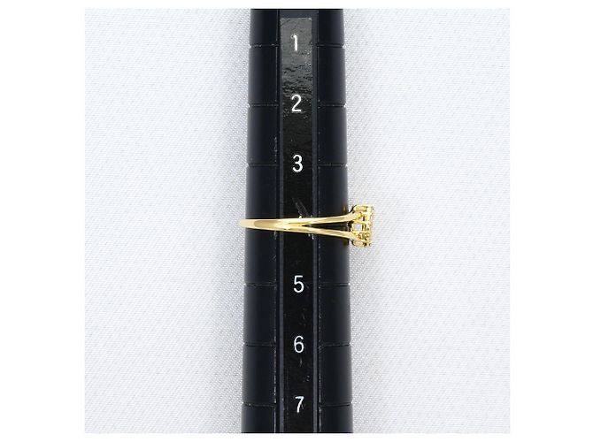 Autre Marque 18K Gelbgold-Ring mit Diamant Golden - Ansicht 7