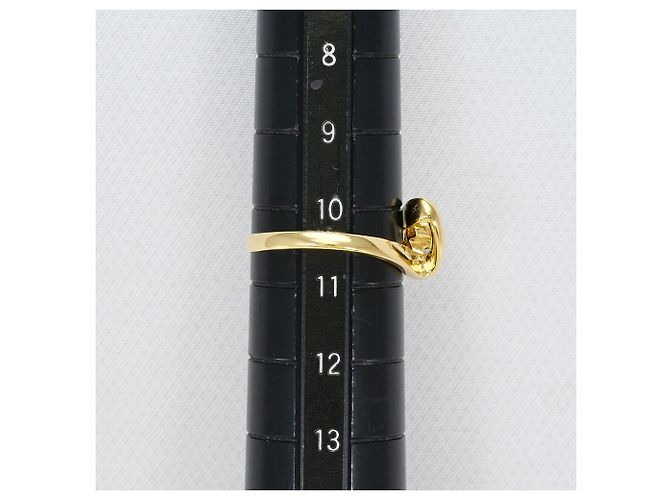 Autre Marque 18K Gelbgold- und Diamantring Golden - Ansicht 7