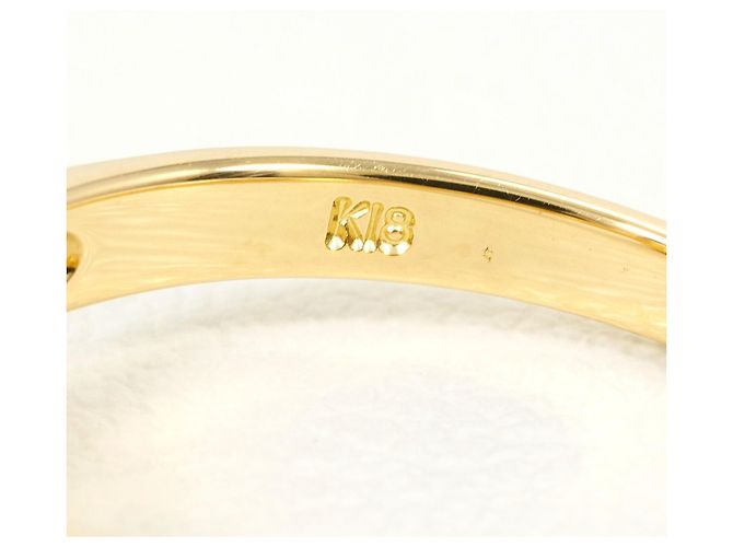 Autre Marque 18K Gelbgold-Ring mit Opal Golden - Ansicht 5