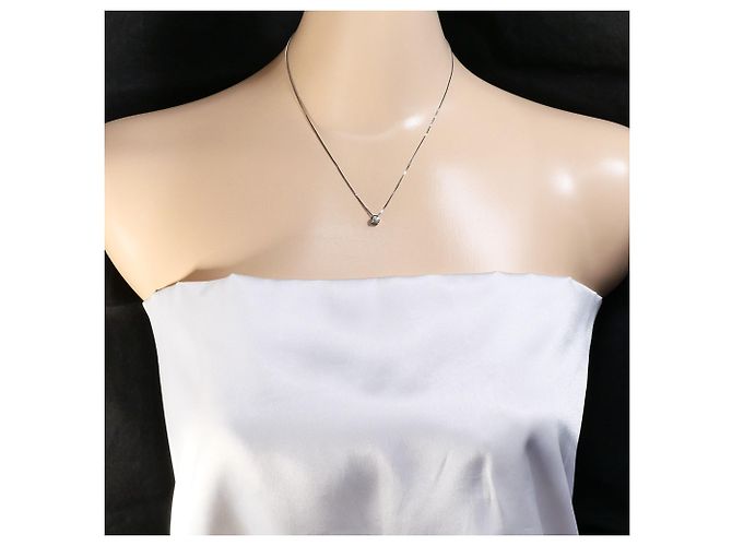Autre Marque 14K Weißgoldkette mit Diamant Golden - Ansicht 5
