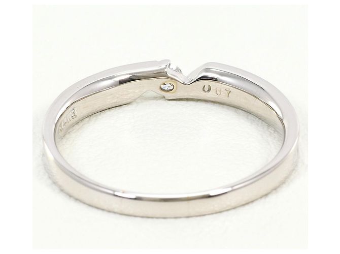 Autre Marque 14K Weißgold-Ring mit Diamant Golden - Ansicht 3