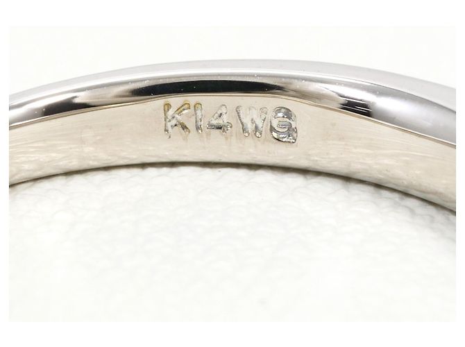 Autre Marque 14K Weißgold-Ring mit Diamant Golden - Ansicht 4