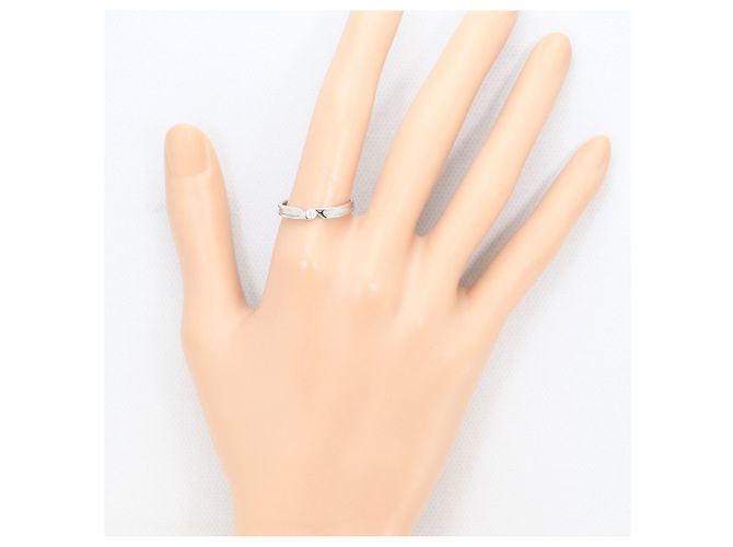 Autre Marque 14K Weißgold-Ring mit Diamant Golden - Ansicht 6