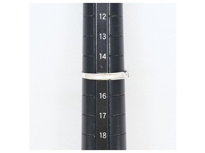 Autre Marque 14K Weißgold-Ring mit Diamant Golden - Ansicht 7