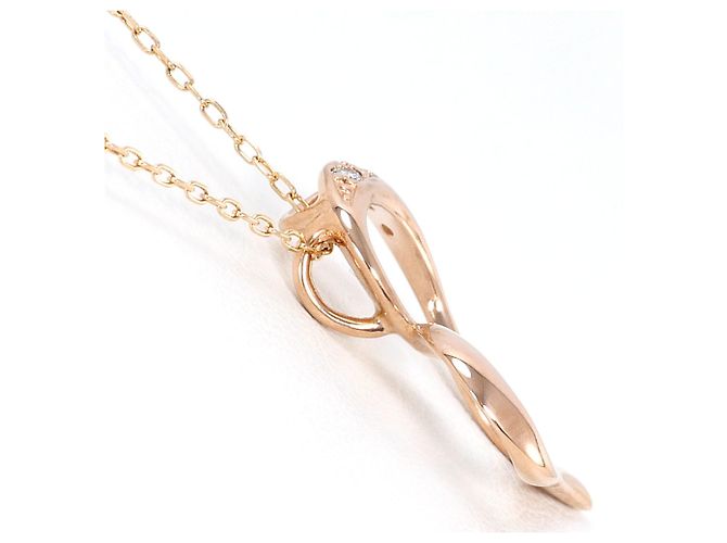 Autre Marque Collana in oro rosa 10K e diamanti D'oro - vista 2