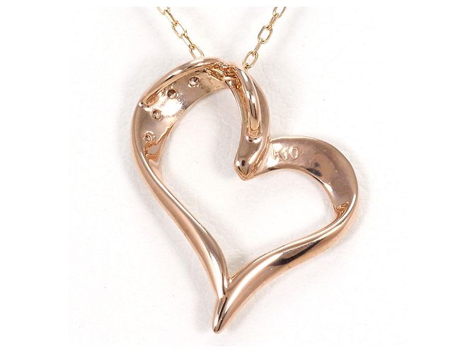 Autre Marque Collana in oro rosa 10K e diamanti D'oro - vista 3