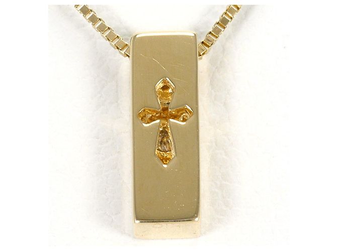 Autre Marque Collana in oro giallo 10K con diamante D'oro - vista 3