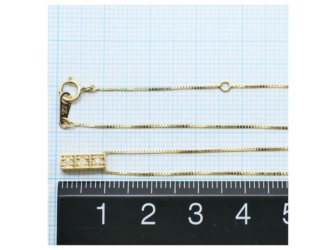 Autre Marque Collana in oro giallo 10K con diamante D'oro - vista 4