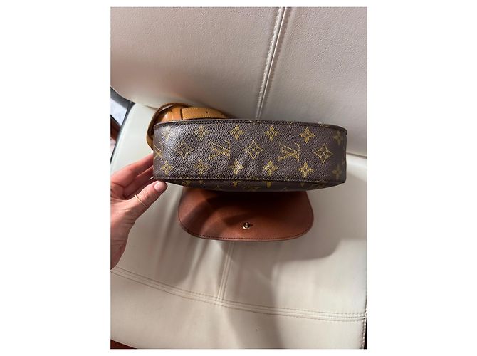 Louis Vuitton Borsa Saint Cloud GM Tela Monogram Marrone Monogramma - vista 8