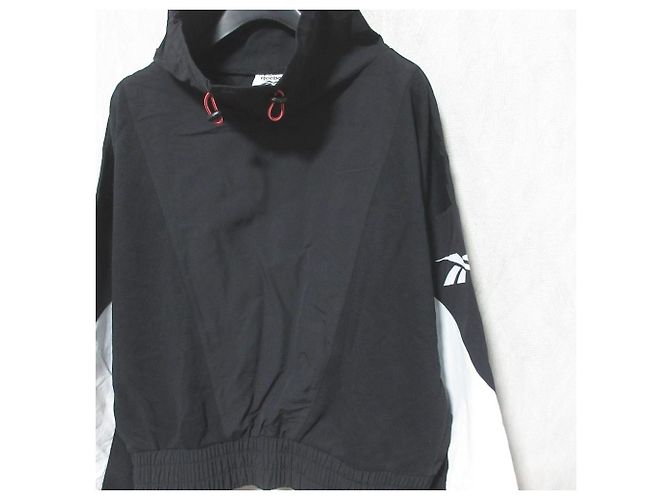 Autre Marque Reebok Studio High Intensity Coverup Pullover Sportswear Negro - vista 3