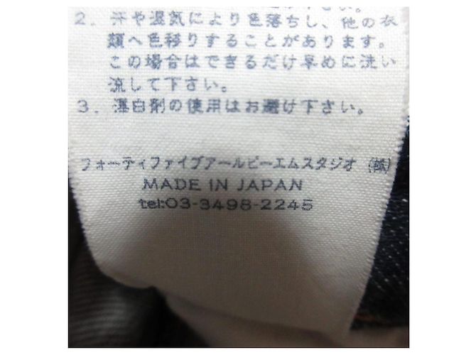 Autre Marque Pantalones de denim stretch 45R Azul - vista 7