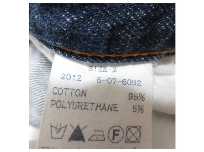 Autre Marque Pantalones de denim stretch 45R Azul - vista 8