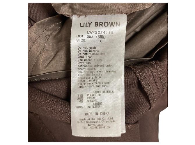 Autre Marque Set Top Bustier Corset e Gonna 2way LILY BROWN Marrone - vista 13
