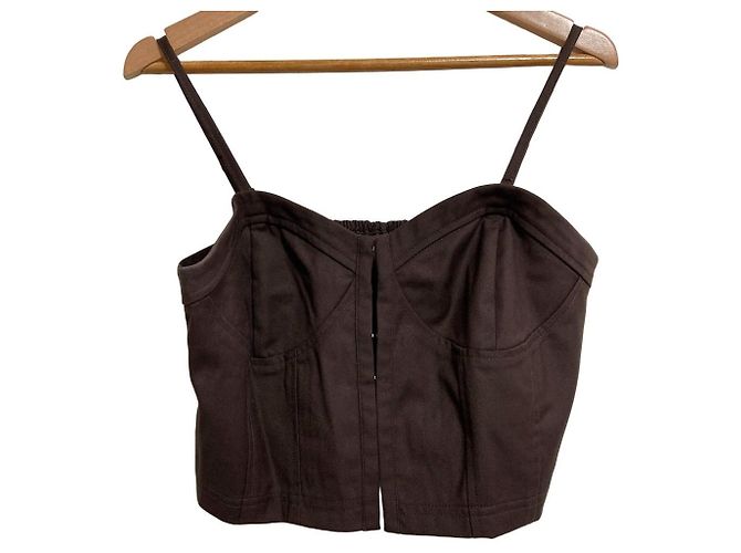 Autre Marque Set Top Bustier Corset e Gonna 2way LILY BROWN Marrone - vista 3