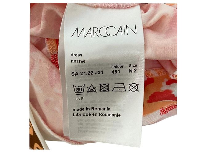 Autre Marque Vestido estampado Marc Cain Naranja - vista 6