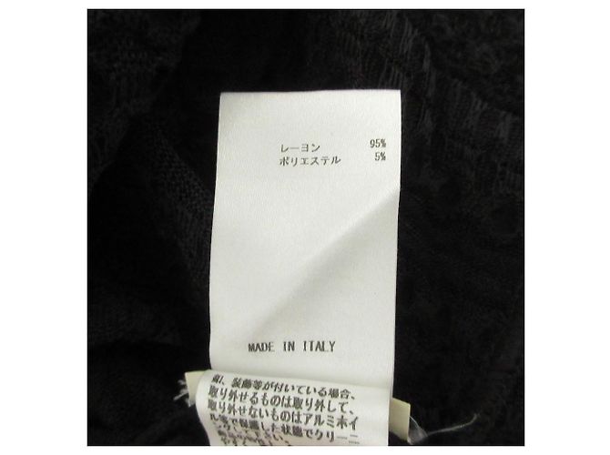Autre Marque Missoni Langer Strickstrickjacke Ensemble Schwarz - Ansicht 10
