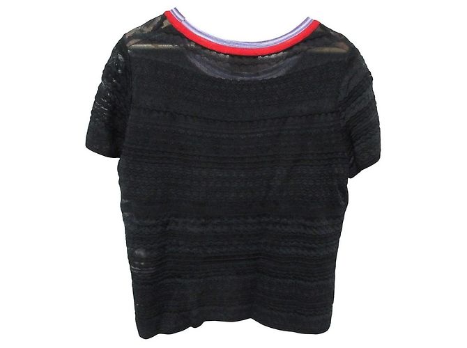 Autre Marque Missoni Langer Strickstrickjacke Ensemble Schwarz - Ansicht 5