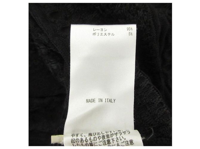 Autre Marque Missoni Langer Strickstrickjacke Ensemble Schwarz - Ansicht 8