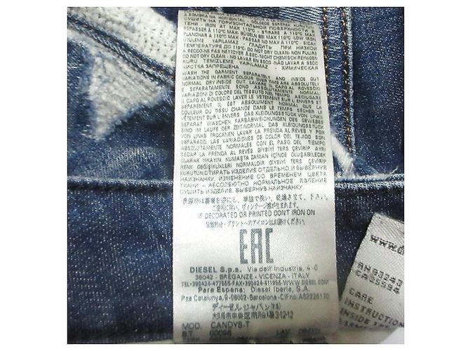 Autre Marque Pantalones vaqueros DIESEL JoggJeans Azul - vista 11