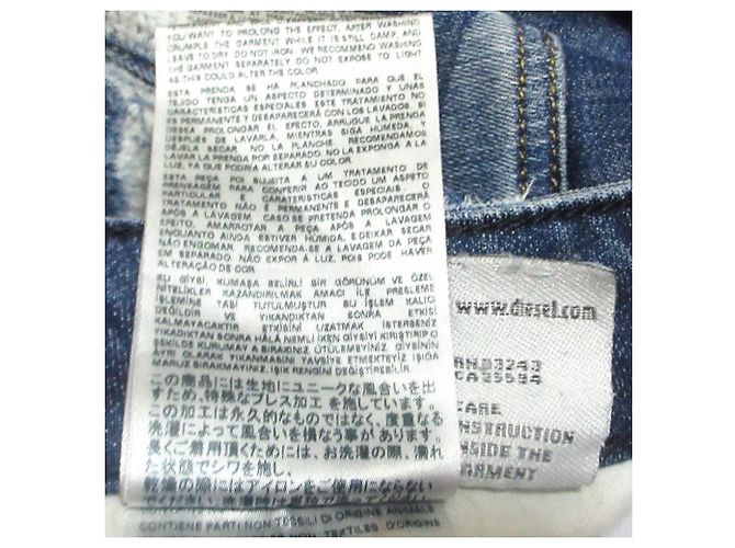 Autre Marque Pantalones vaqueros DIESEL JoggJeans Azul - vista 12