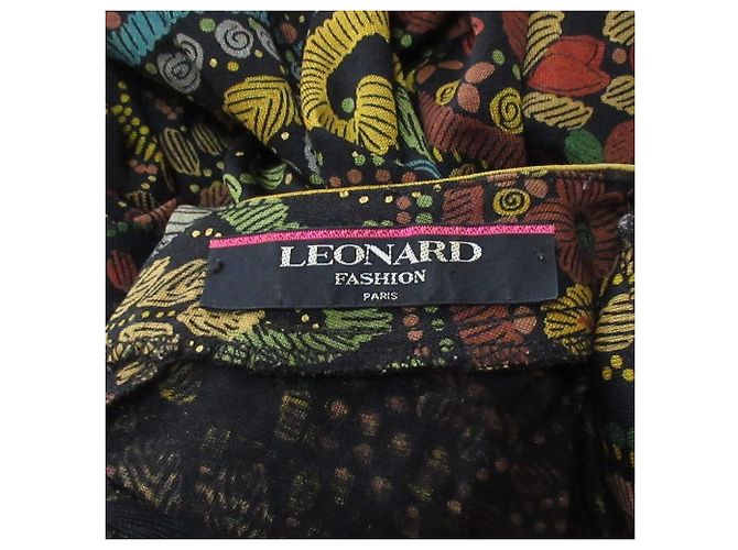 Autre Marque LEONARD Woll-Seiden-Bluse Schwarz - Ansicht 8