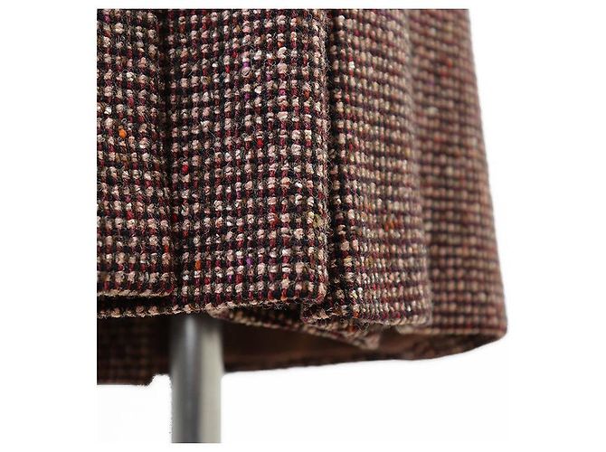 Abrigo de lana y seda tweed Chanel Multicolor - vista 16
