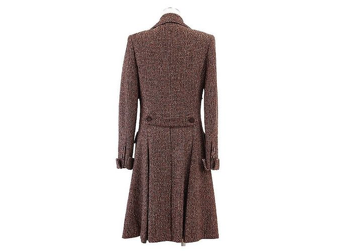 Abrigo de lana y seda tweed Chanel Multicolor - vista 4