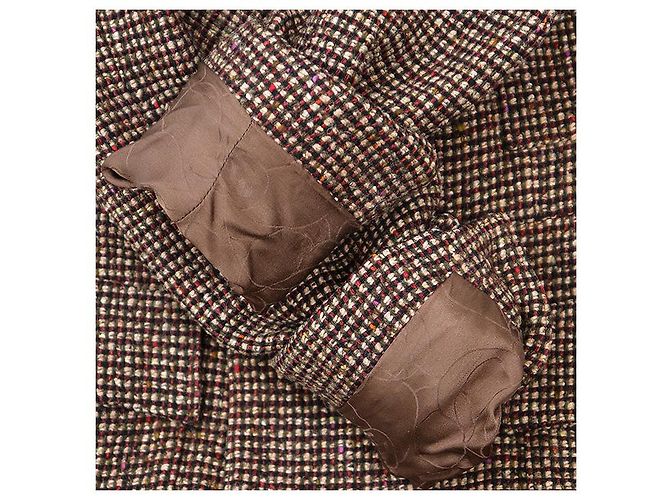 Abrigo de lana y seda tweed Chanel Multicolor - vista 6
