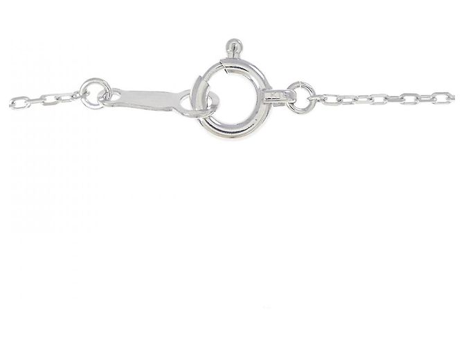 Autre Marque Collana Fiore in Diamanti Au750 Argento - vista 5