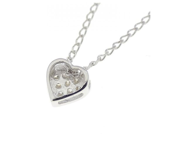 Autre Marque Collana in oro bianco 10K e diamanti Argento - vista 4