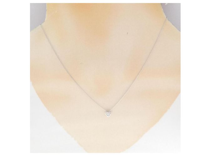 Autre Marque Collana in oro bianco 10K e diamanti Argento - vista 6