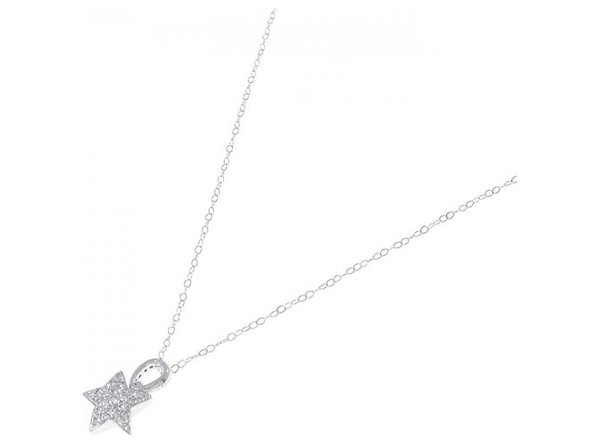 Autre Marque Collana in oro bianco Au750 e diamanti Argento - vista 2