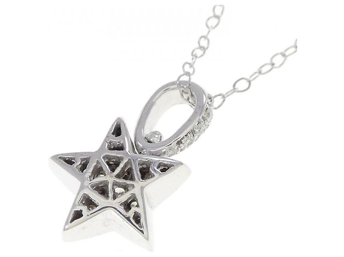 Autre Marque Collana in oro bianco Au750 e diamanti Argento - vista 4