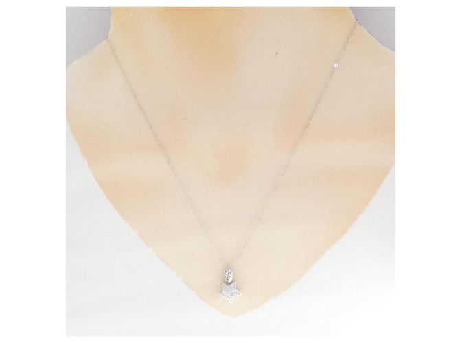 Autre Marque Collana in oro bianco Au750 e diamanti Argento - vista 6
