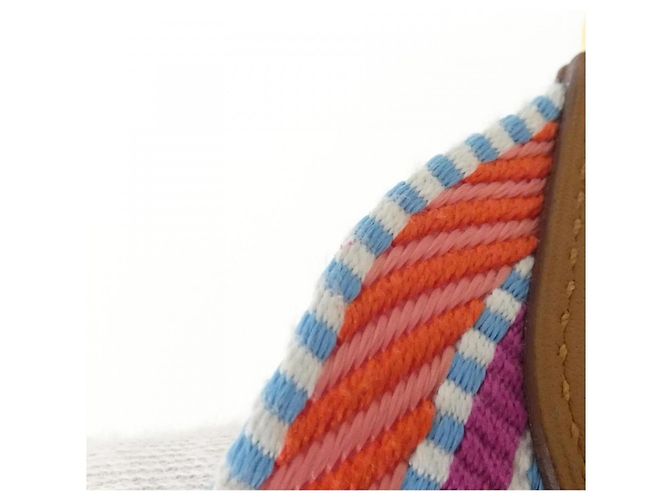 Hermès Sangle Cavalle Swift Canvas Accessorio Arancione - vista 5